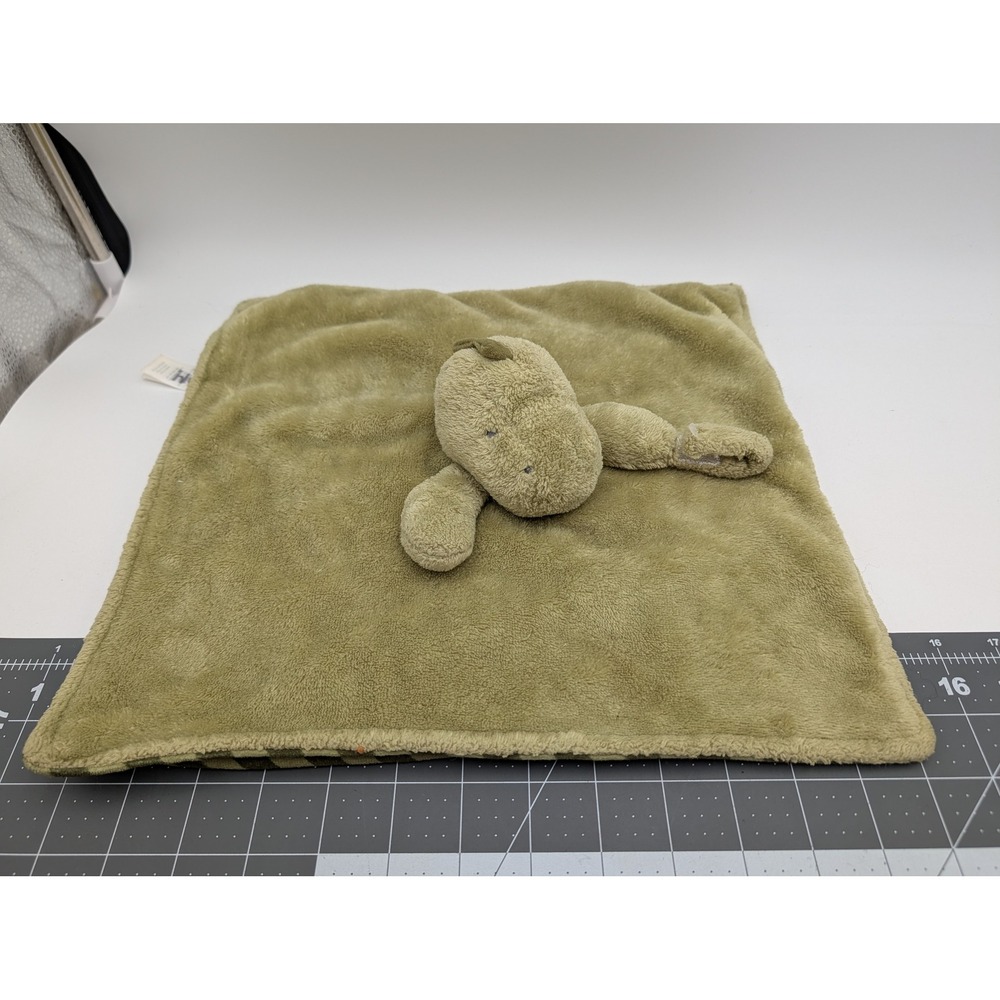 Carters‎ Baby Plush Dinosaur Dino Lovey Green Security Blanket Stripes 2023
